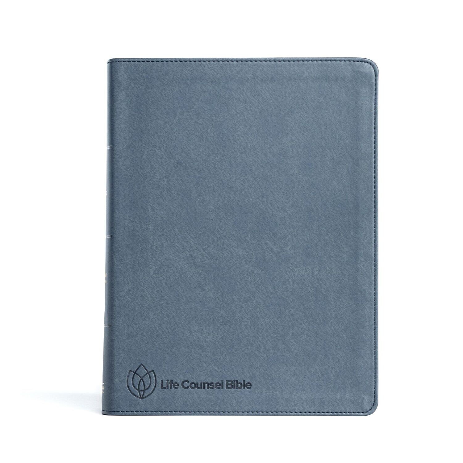 CSB Life Counsel Bible, Slate Blue LeatherTouch, Black Letter, 