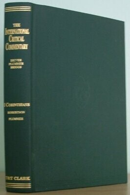 A Critical and Exgetical Commentary on the First Epistle of St Paul to the Corinthians