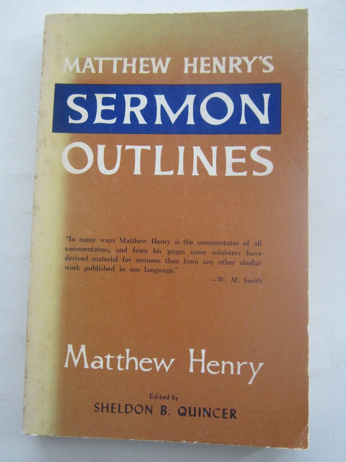 Matthew Henry&#39;s sermon outlines