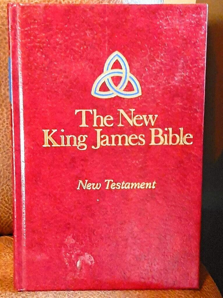 The New King James Bible - New Testament - 1979 printing Royal 196RPBg - dark red cover