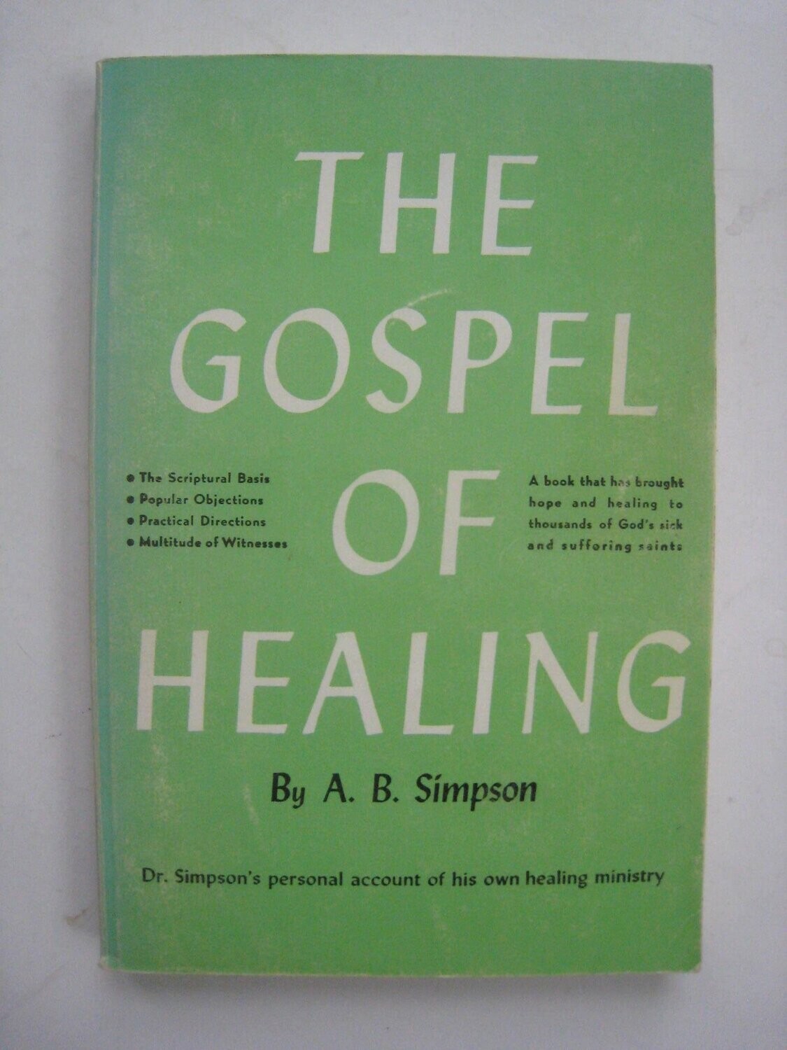The gospel of healing...