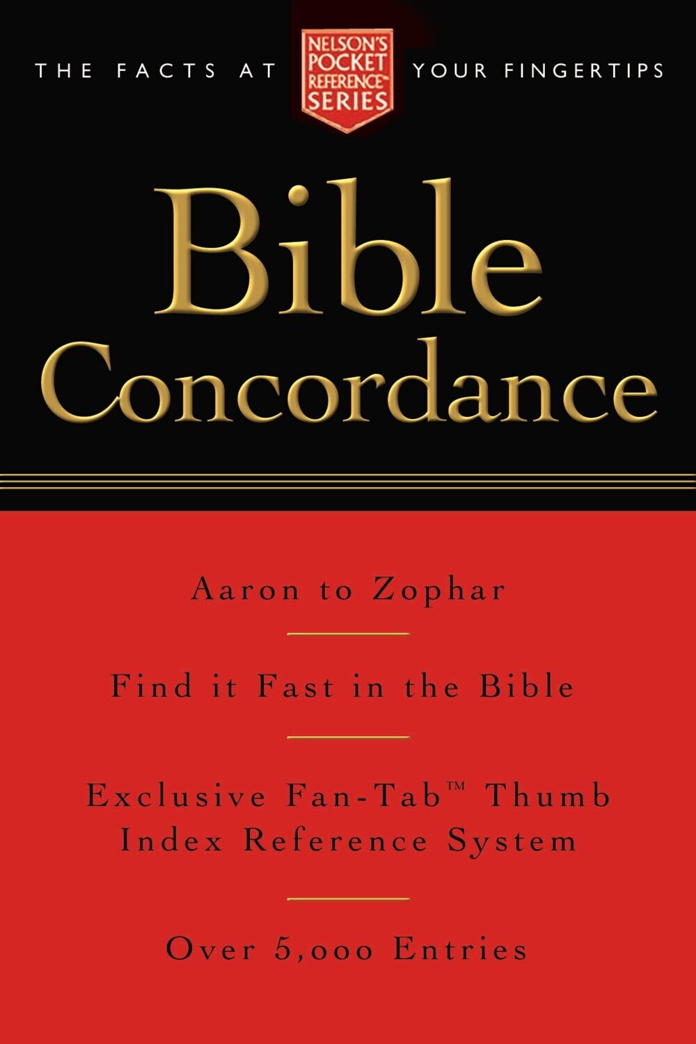 Pocket Bible Concordance: Nelson's Pocket Reference Series (Nelson's Pocket Reference)