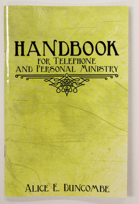 handbook for telephone and personal ministry