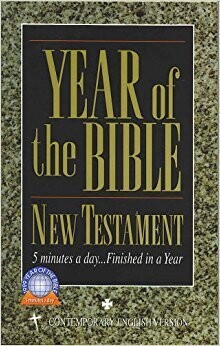 Year of The Bible, New Testament 5 Minutes a Day Finished in a Year