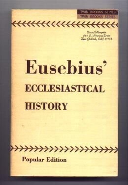 Eusebius ecclesiastical history popular edition