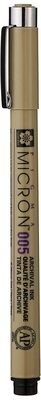 Sakura of America Pen-Pigma Micron Pen (005)-Black, 0,20 mm (Nr.005)