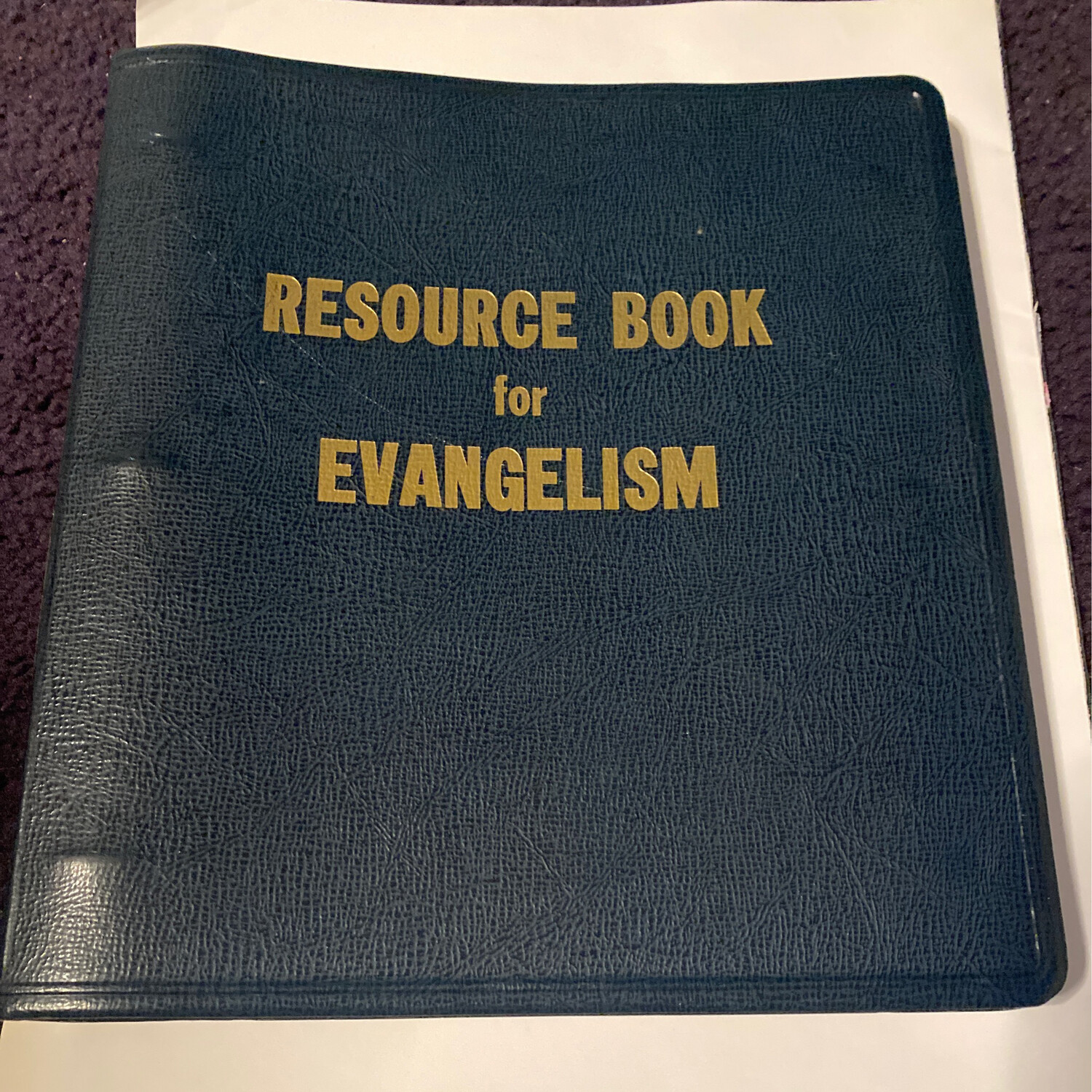 Resource book of evangelism