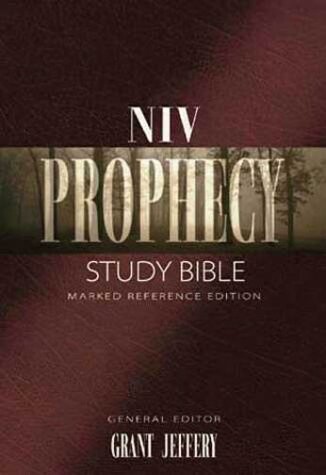 Prophecy Marked Reference Study Bible: New International Version (NIV), black bonded leather
