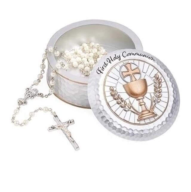 Roman First Communion Keepsake Box Chalice