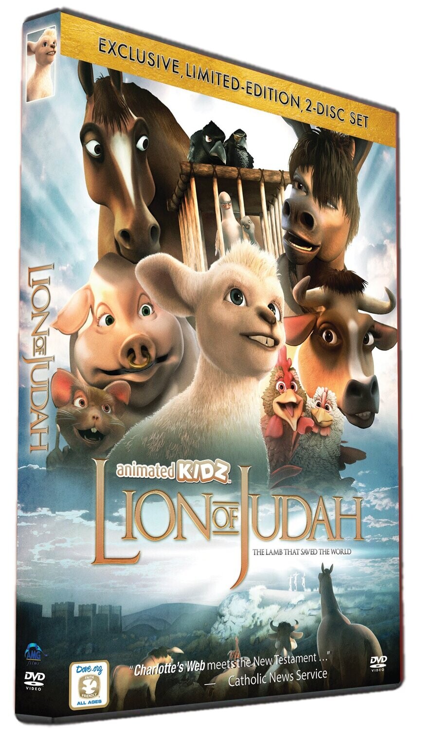 The Lion of Judah 2D DVD with "Once Upon a Stable" DVD Plus 2 more Bonus DVDs