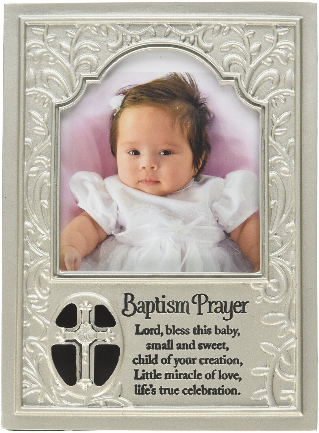Abbey Gift Abbey Gift Baptism Prayer Picture Frame, 4"x6"