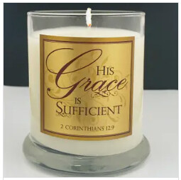 Myrrh 10oz Glass Candle - Grace
