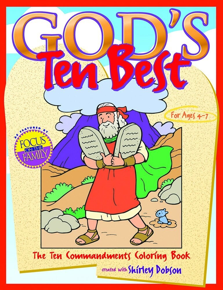 God's Ten Best: The Ten Commandments Coloring Book (Coloring Books)