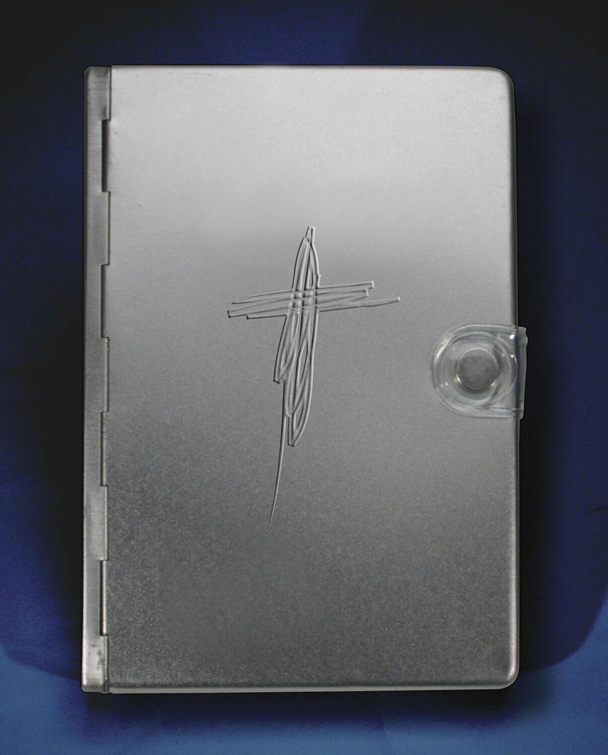 Metal Bible NLT: Silver Cross (Heavy Metal Bible Series)