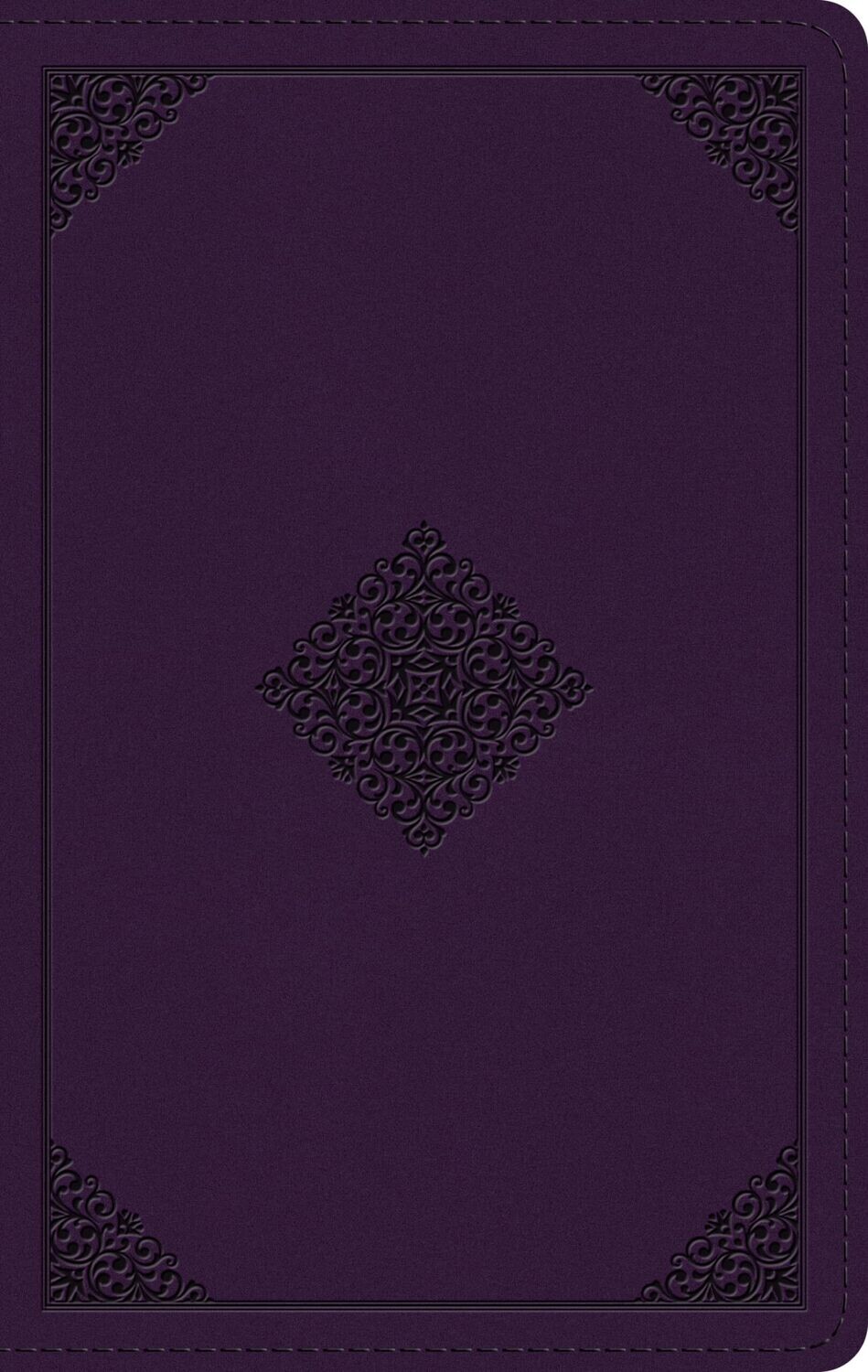 ESV Large Print Personal Size Bible (TruTone, Lavender, Ornament Design)