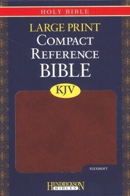 Holy Bible: King James Version, Espresso, Imitation Leather, Large Print Compact Reference Bible