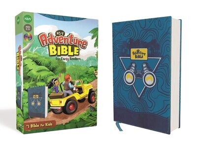NIrV, Adventure Bible for Early Readers, Leathersoft, Blue, Full Color.