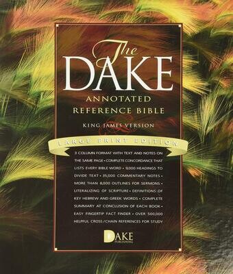 Dake Annotated Reference Bible-KJV-Large Print