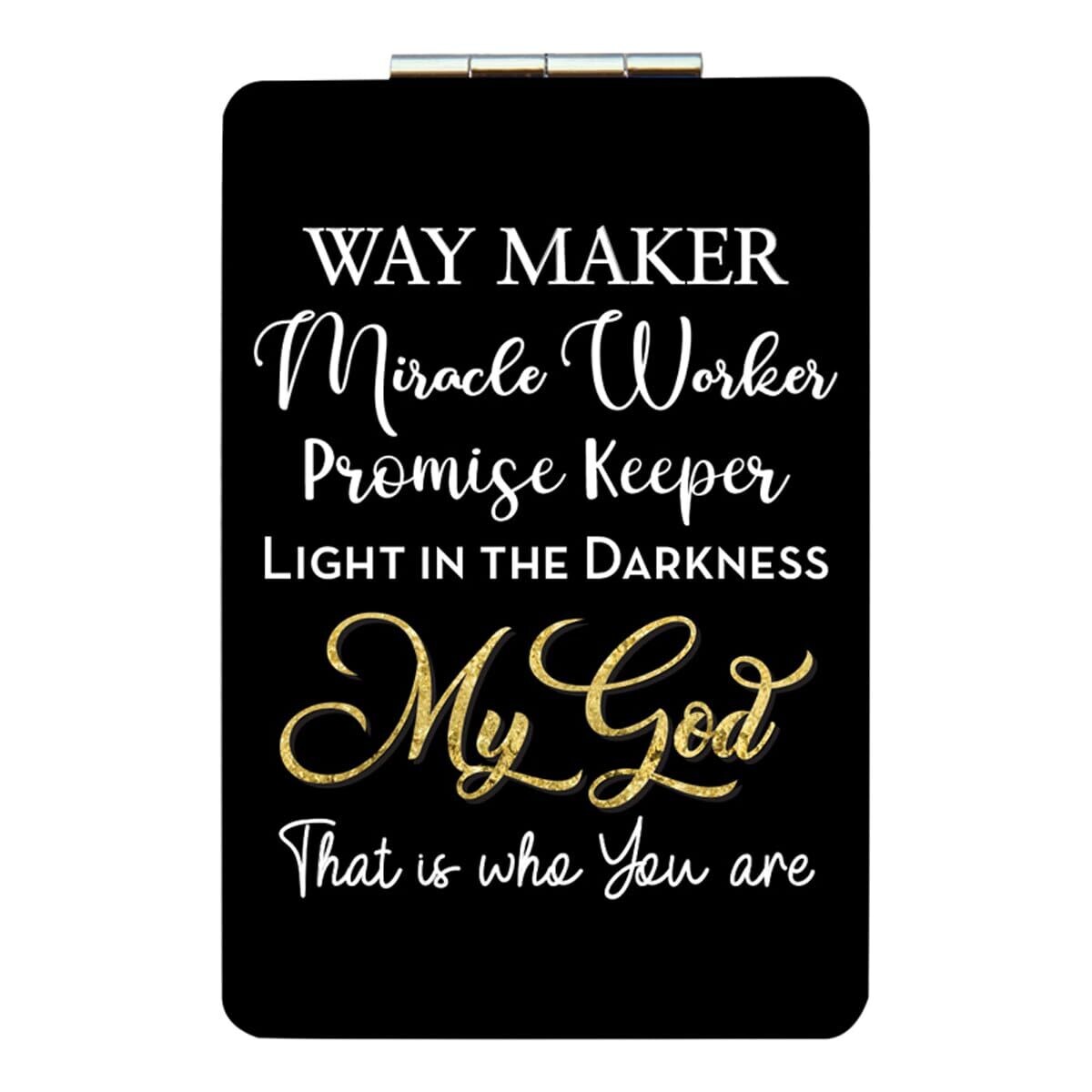 African American Expressions - Waymaker Compact Mirror - Elegant Due-Sided Make up