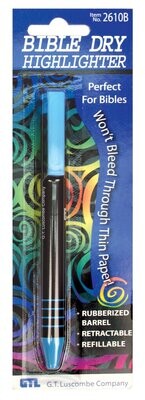 Bible Dry Highlighter - Blue Carded