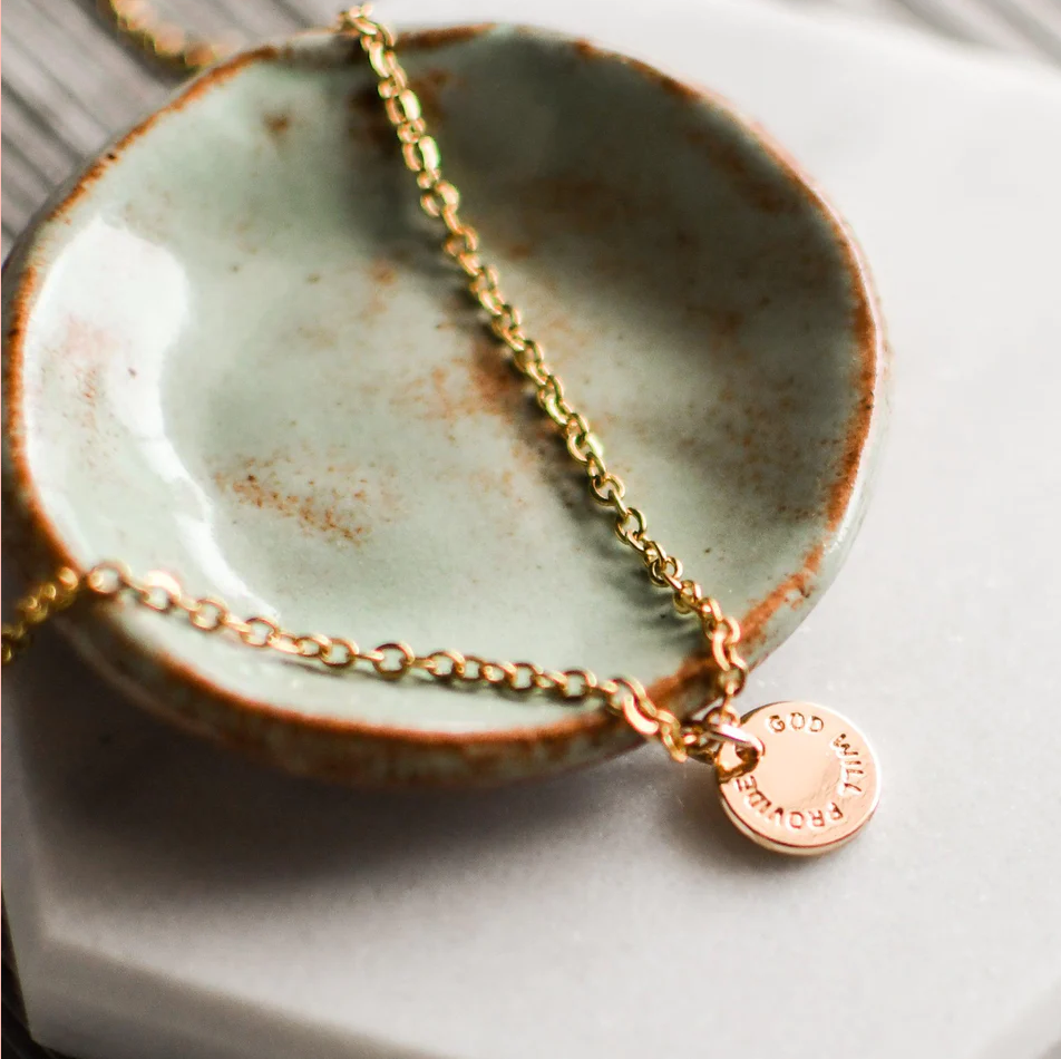 God Will Provide Gold Necklace