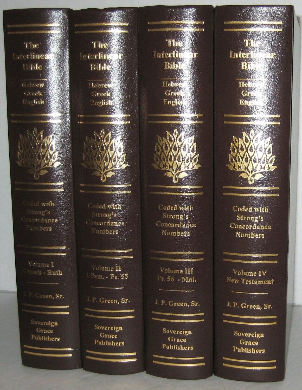 Interlinear Bible: Hebrew-Greek-English (Complete 4 Volume Set)