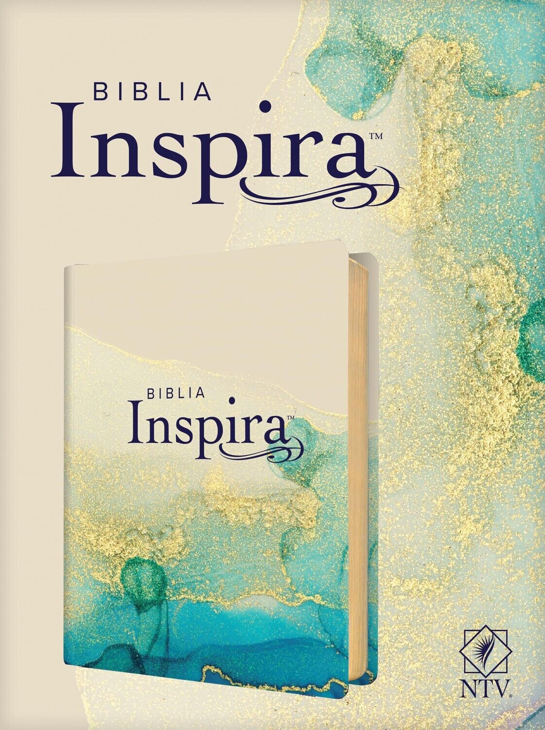 Biblia Inspira NTV (SentiPiel, Oro): La Biblia que inspira tu creatividad (Spanish Edition)