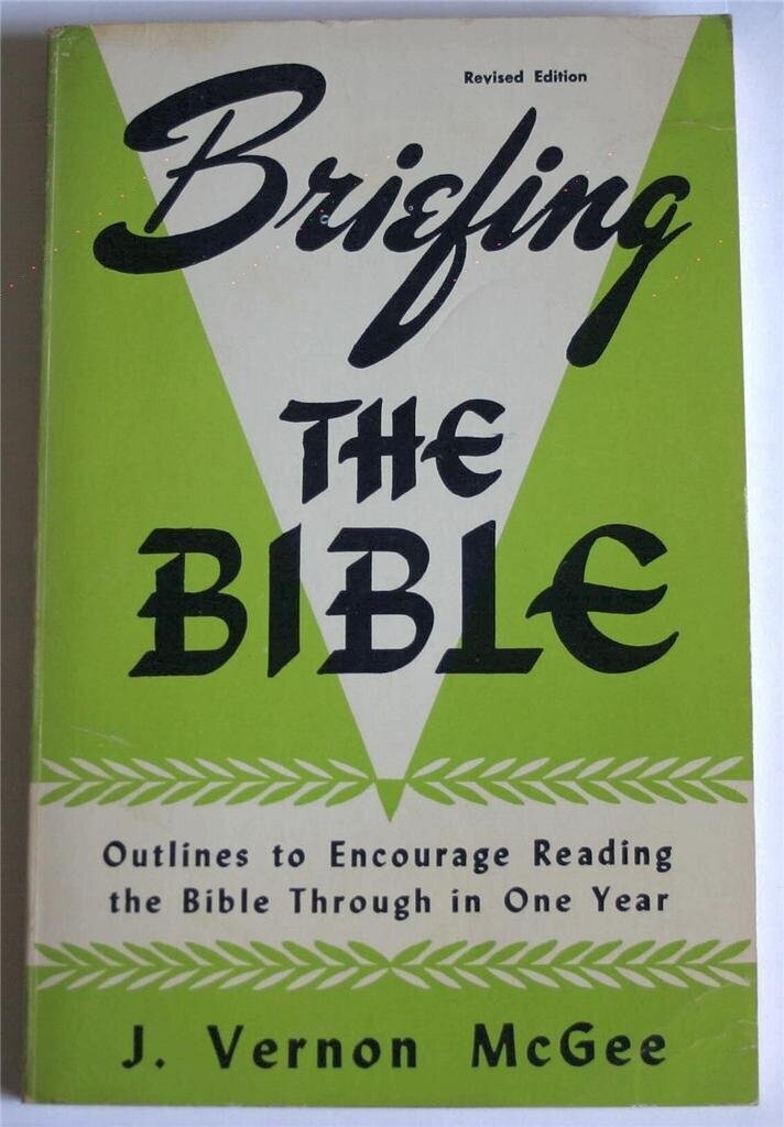 Briefing the Bible