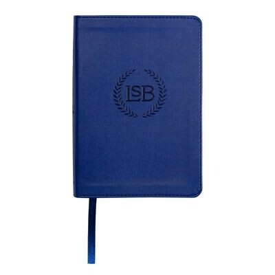 Legacy Standard Bible, Compact Edition - Paste-Down Blue Logo Faux Leather (LSB)