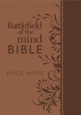 Battlefield of the Mind Bible, Brown LeatherLuxe®: Renew Your Mind Through the Power of God&#39;s Word