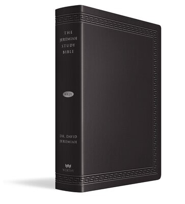 The Jeremiah Study Bible, NKJV Large Print Edition, Black LeatherLuxe®: What It Says. What It Means