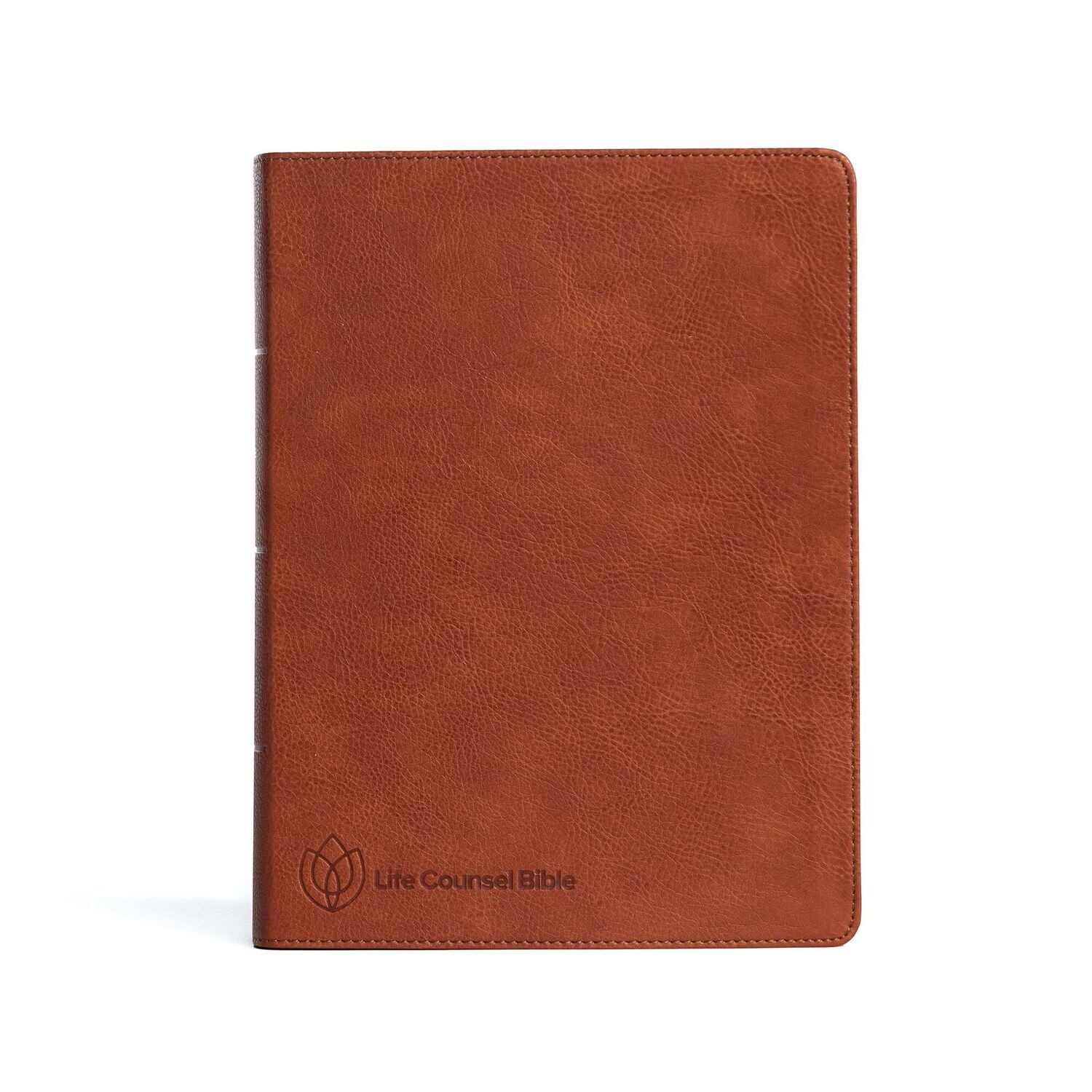CSB Life Counsel Bible, Burnt Sienna LeatherTouch, Black Letter, Articles, Word Studies, Quotes