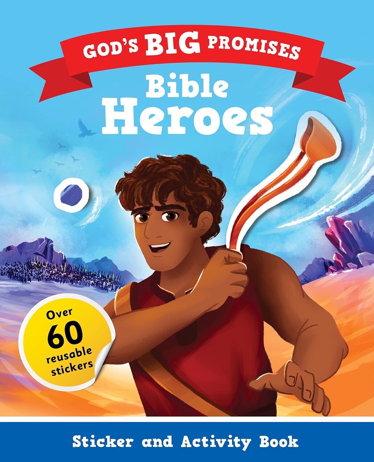 God’s Big Promises Bible Heroes Sticker and Activity Book (Christian Bible interactive book for kids ages 3-7