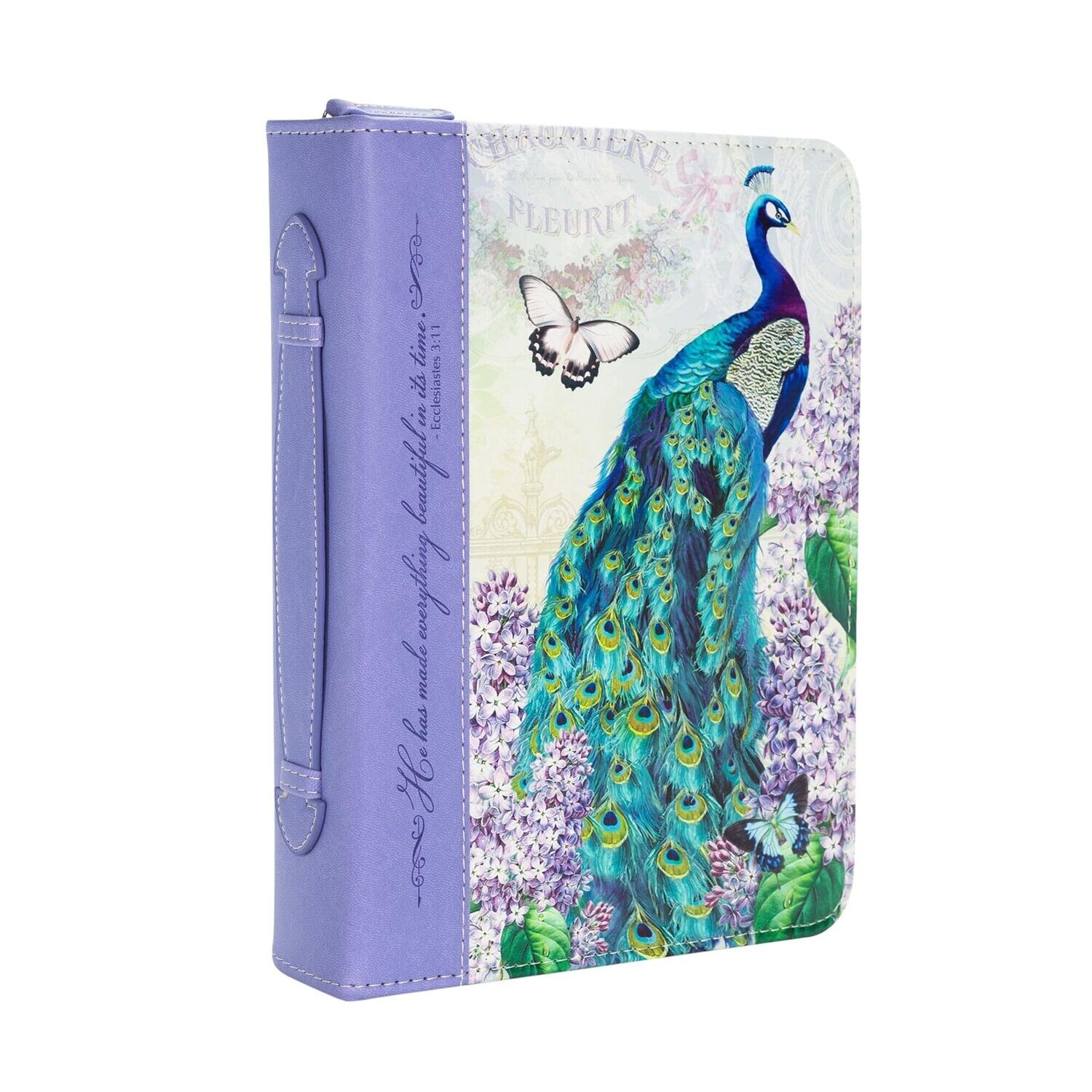 Divinity Boutique Bible Cover XXL - Peacock - Ecclesiastes 3:11