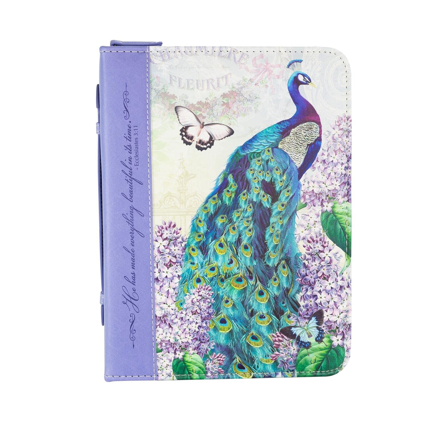 Divinity Boutique Bible Business Report Cover (25739) | Fits Bibles up to 10 X 7" X 1.50", Peacock, x-Large