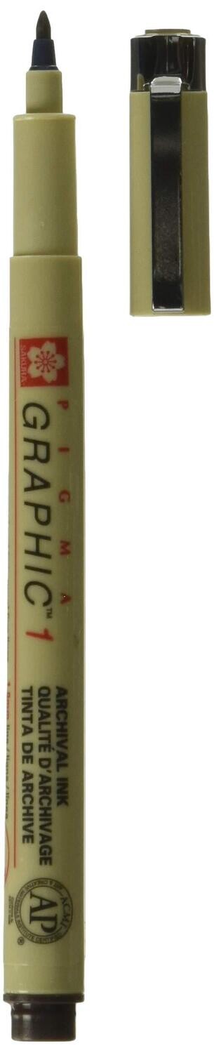 Sakura Graphic Pen - 1mm Sepia