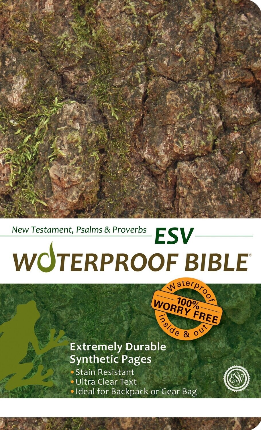 Waterproof Durable New Testament with Psalms and Proverbs-ESV-Camouflage