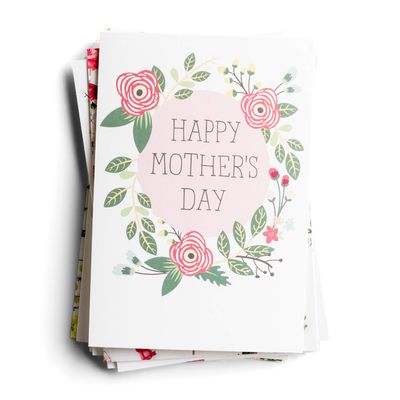 Happy Mother’s Day - 8 Design Assortment With Scripture - 24 Floral Mother’s Day Cards &amp; Envelopes (70925)