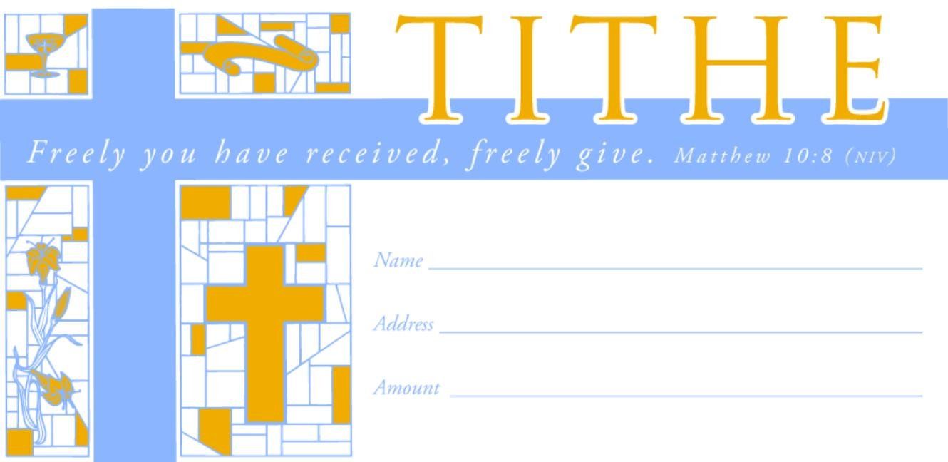 Offering Envelope Matthew 10:8 (Package of 100)