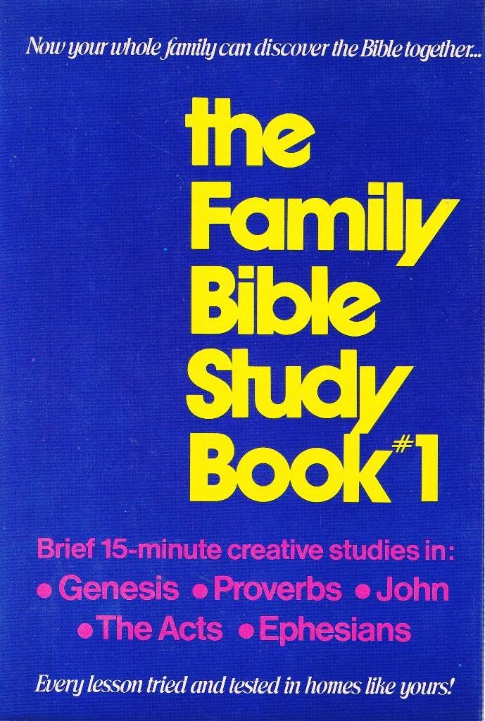 The Family Bible study book...