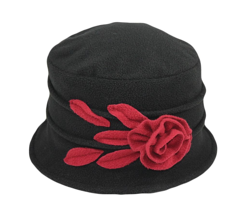 Jeanne Simmons Accessories 7382 Hat (Wine/Black)