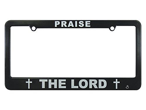Praise the Lord License Plate Frame | Universal Car License Plate Cover | Rust-Proof, Weather-Proof