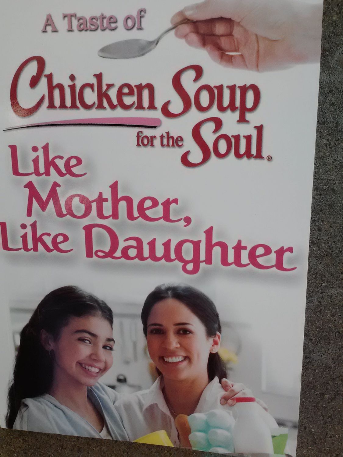 A Taste of chicken soup for the soul like mother, like daughter...