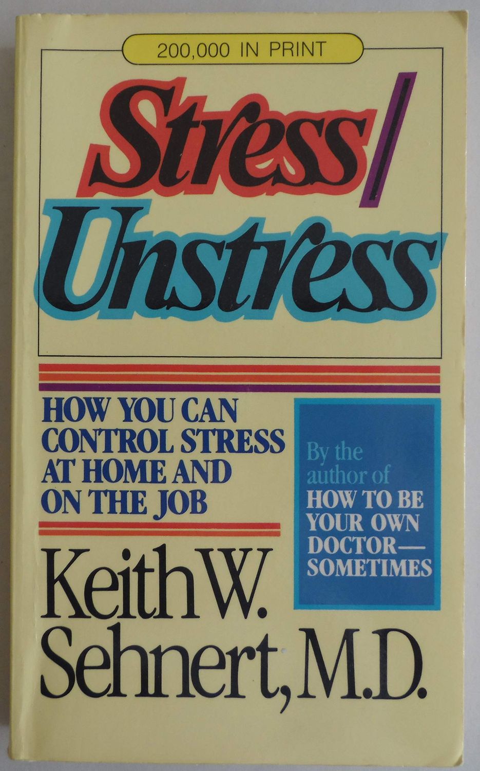 Stress/Unstress...