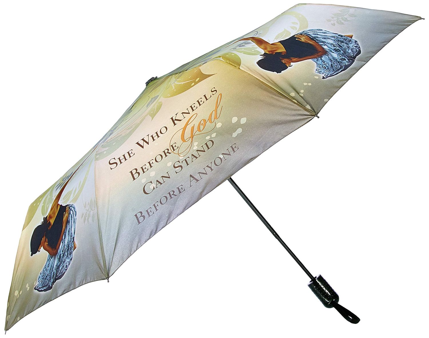 Black Cards UM04 She Who Kneels Umbrella, Gray