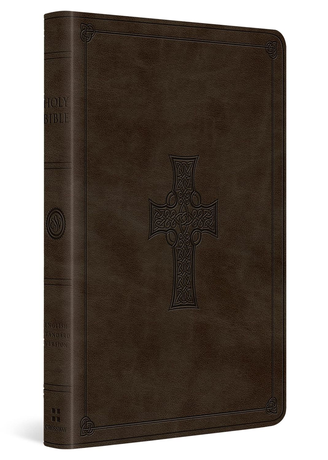 ESV Large Print Value Thinline Bible (TruTone, Olive, Celtic Cross Design)....