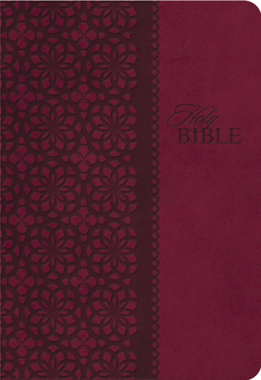 KJV Study Bible, Leathersoft, Red/Pink, Thumb Indexed, Red Letter: Second Edition