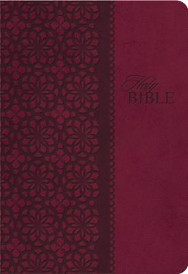 KJV Study Bible, Leathersoft, Red/Pink, Thumb Indexed, Red Letter: Second Edition