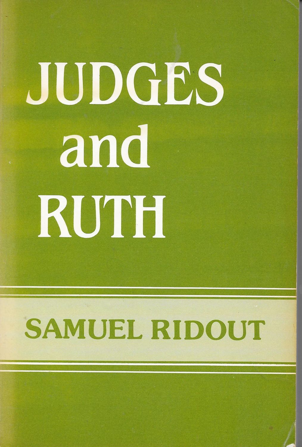 Judges and Ruth..