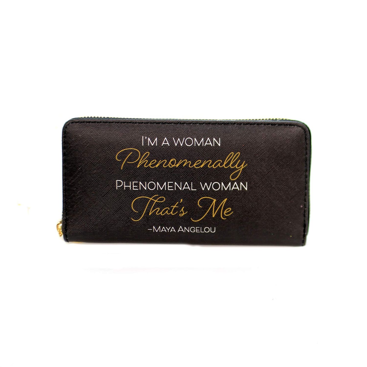 African American Expressions - Wallet (Phenomenal Woman Maya Angelou)